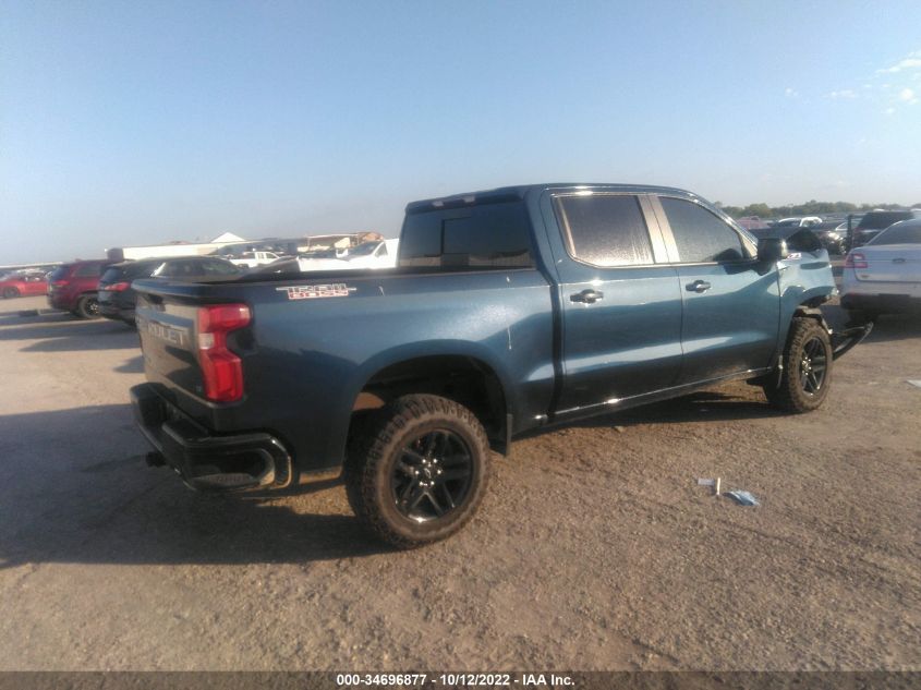 2022 CHEVROLET SILVERADO 1500 LT TRAIL BOSS VIN: 3GCUDFET6NG509847