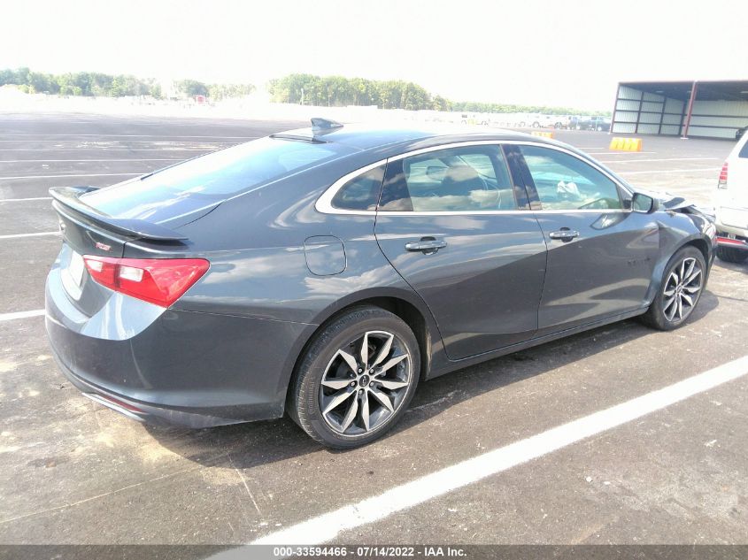 2021 CHEVROLET MALIBU RS VIN: 1G1ZG5ST1MF039876