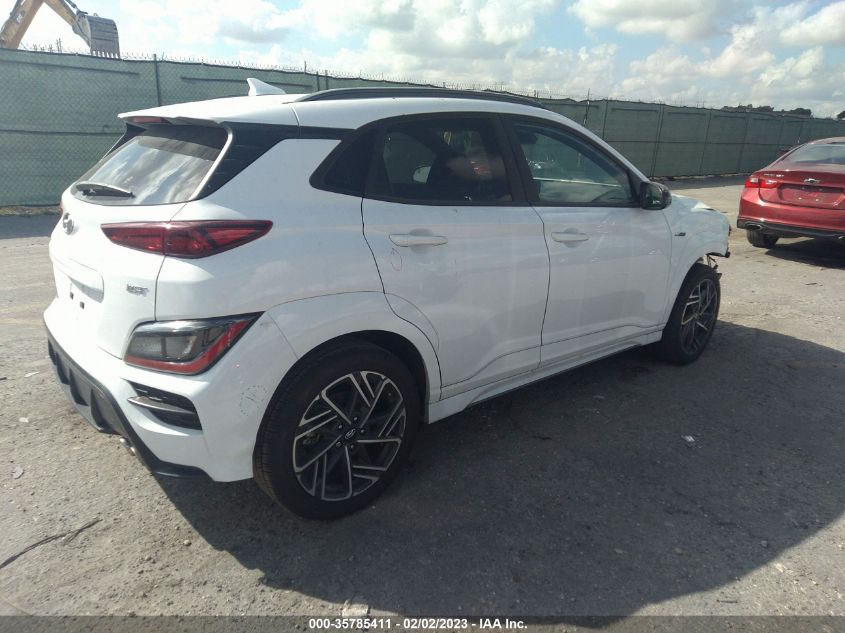 2022 HYUNDAI KONA N LINE VIN: KM8K33A38NU834751