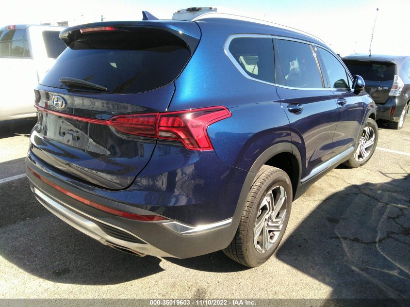 2022 HYUNDAI SANTA FE SEL VIN: 5NMS24AJ8NH409808