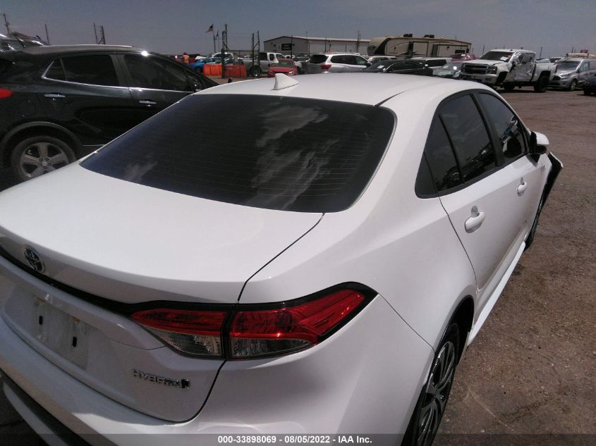 2022 TOYOTA COROLLA HYBRID LE VIN: JTDEAMDE4NJ039384
