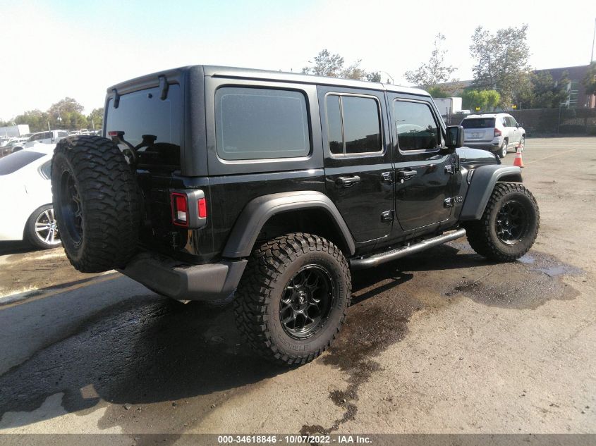 2022 JEEP WRANGLER UNLIMITED SPORT VIN: 1C4HJXDN3NW154382