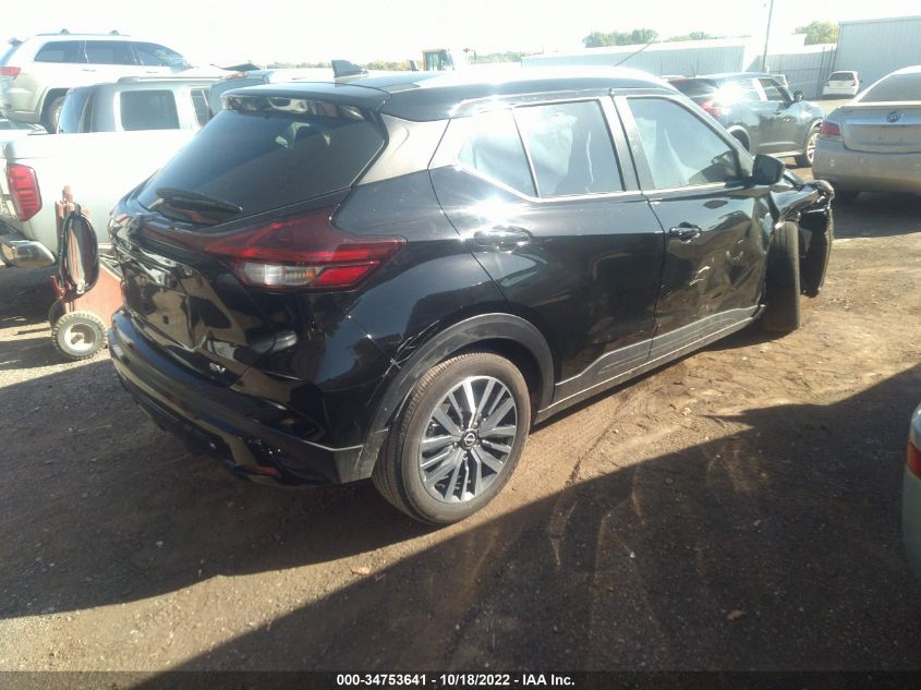2022 NISSAN KICKS SV VIN: 3N1CP5CVXNL524265