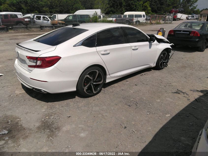 2022 HONDA ACCORD SEDAN SPORT VIN: 1HGCV1F30NA037493
