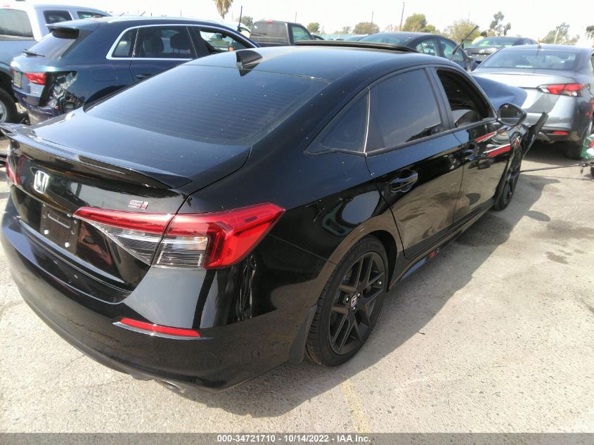 2022 HONDA CIVIC SI VIN: 2HGFE1E56NH474898