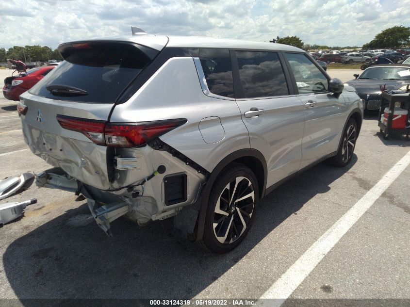 2022 MITSUBISHI OUTLANDER SE VIN: JA4J3UA84NZ037508
