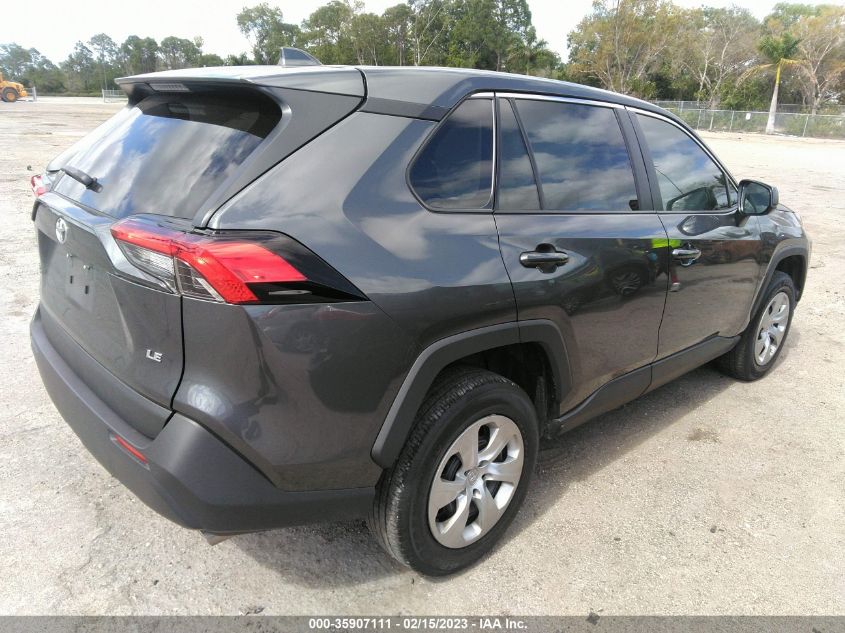 2022 TOYOTA RAV4 LE VIN: 2T3H1RFV5NC193581