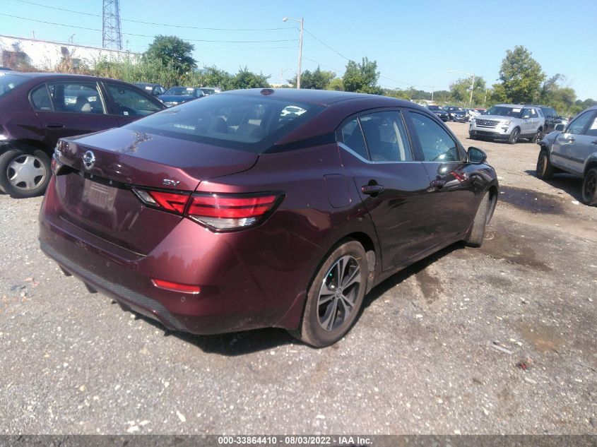 2020 NISSAN SENTRA SV VIN: 3N1AB8CVXLY210235