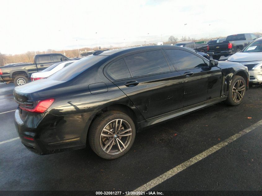 2021 BMW 7 SERIES 740I XDRIVE VIN: WBA7T4C0XMCG72077