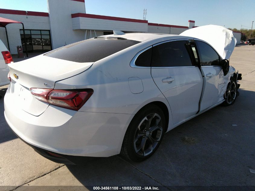2022 CHEVROLET MALIBU LT VIN: 1G1ZD5ST4NF130764