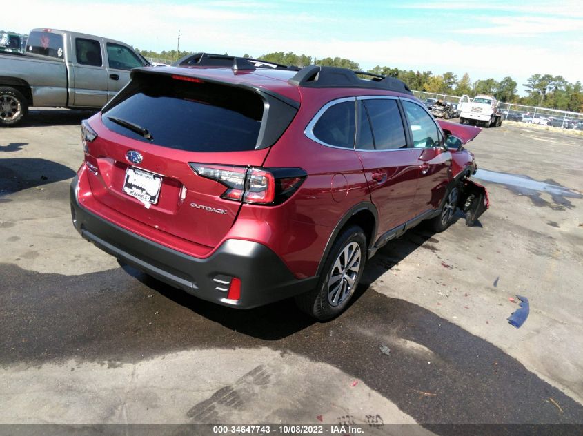 2022 SUBARU OUTBACK PREMIUM VIN: 4S4BTADC6N3272239