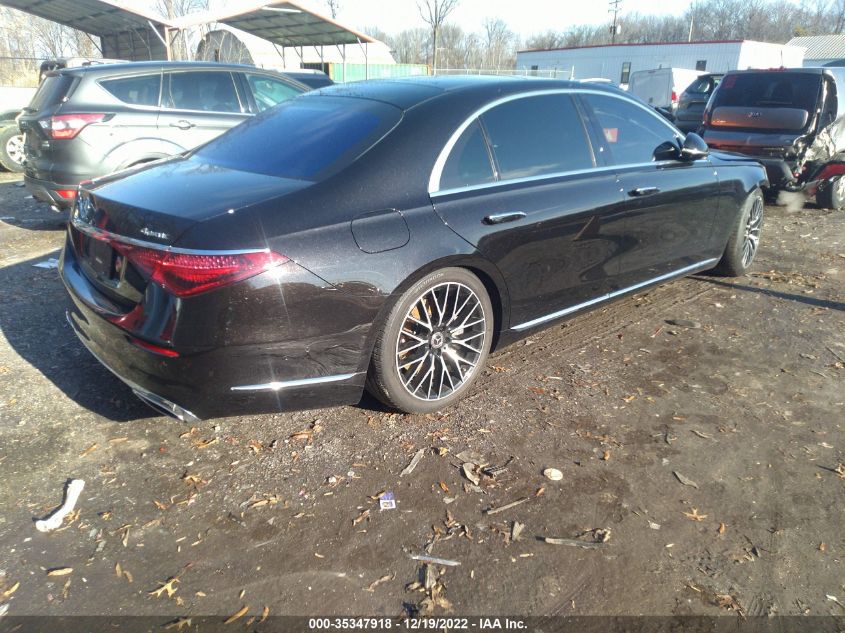 2021 MERCEDES-BENZ S-CLASS S 580 VIN: W1K6G7GB8MA048504