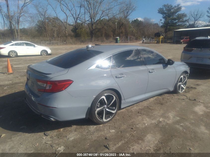 2022 HONDA ACCORD SEDAN SPORT VIN: 1HGCV1F32NA031839