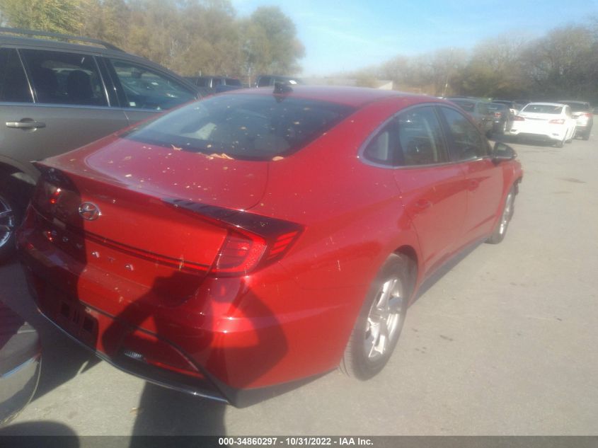 2022 HYUNDAI SONATA SE VIN: 5NPEG4JA1NH147728