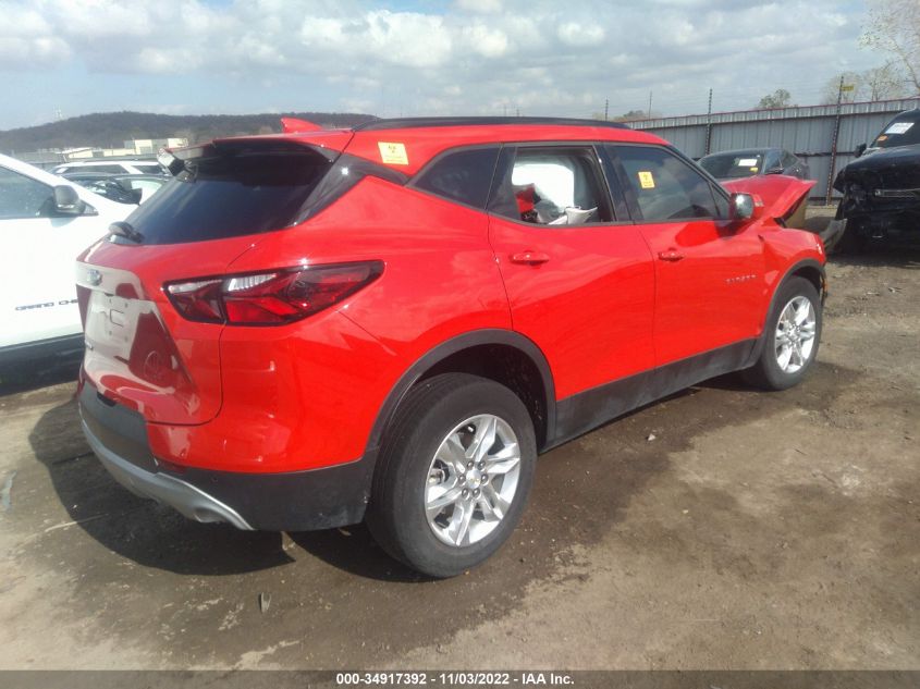 2020 CHEVROLET BLAZER LT VIN: 3GNKBBRA3LS587342