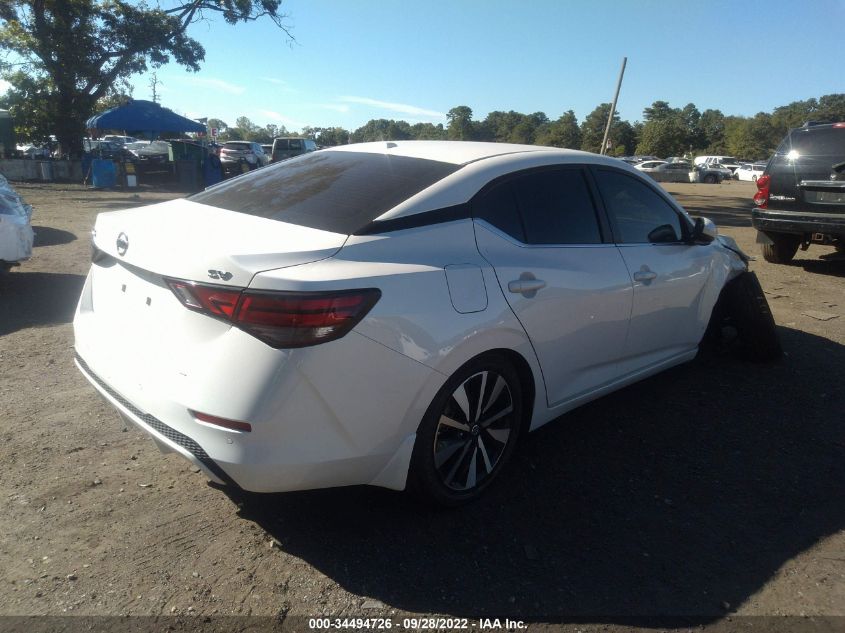 2021 NISSAN SENTRA SV VIN: 3N1AB8CV1MY269689