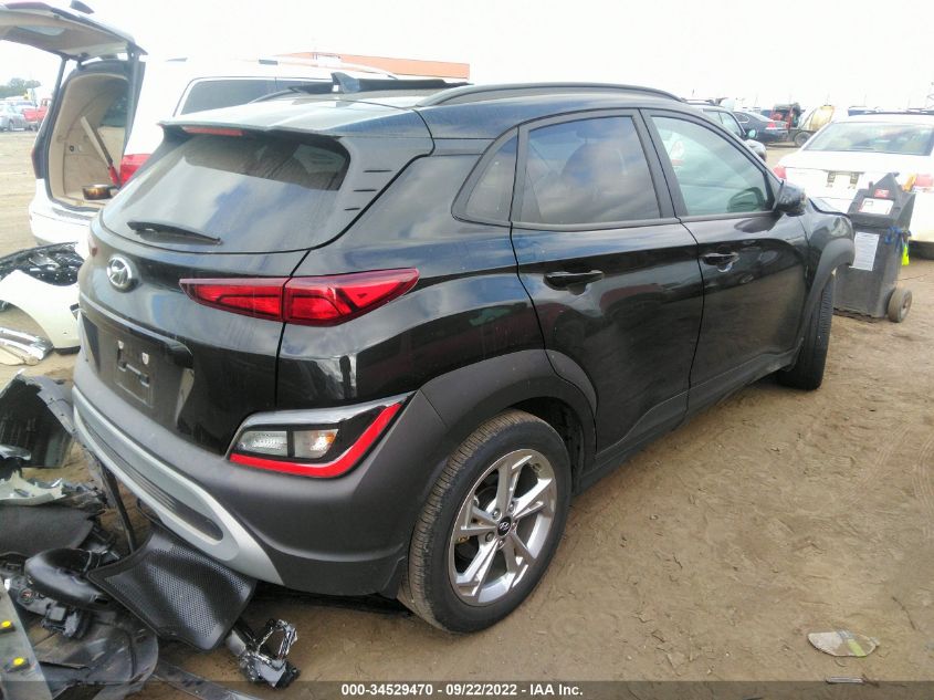 2022 HYUNDAI KONA SEL VIN: KM8K62AB6NU802518