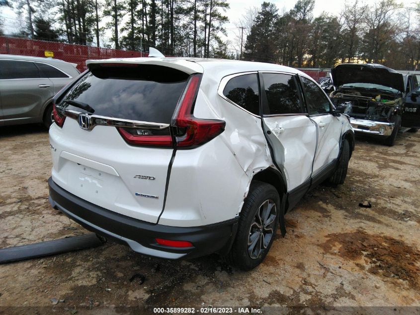 2022 HONDA CR-V HYBRID EX-L VIN: 5J6RT6H86NL030177