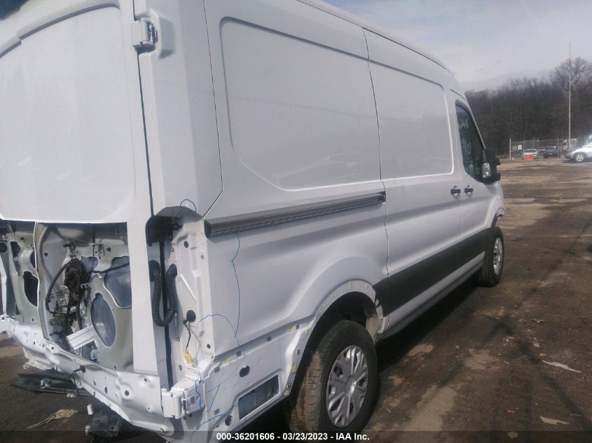 2022 FORD TRANSIT CARGO VAN VIN: 1FTBR1C88NKA43387