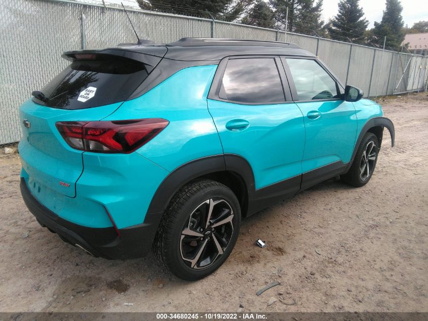 2021 CHEVROLET TRAILBLAZER RS VIN: KL79MUSL5MB099576
