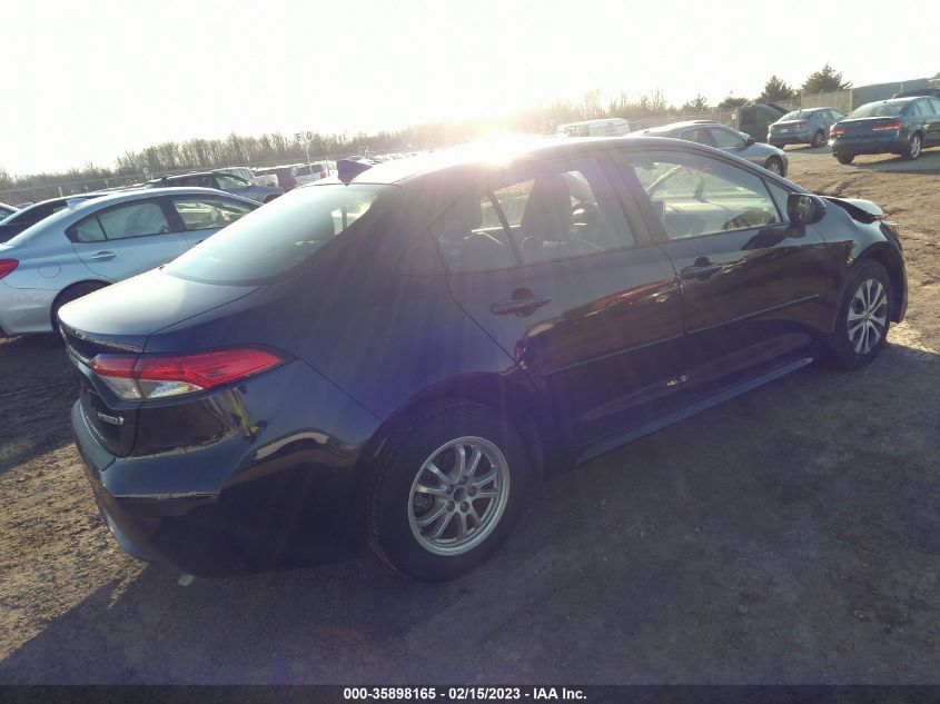 2022 TOYOTA COROLLA HYBRID LE VIN: JTDEAMDE3NJ049257