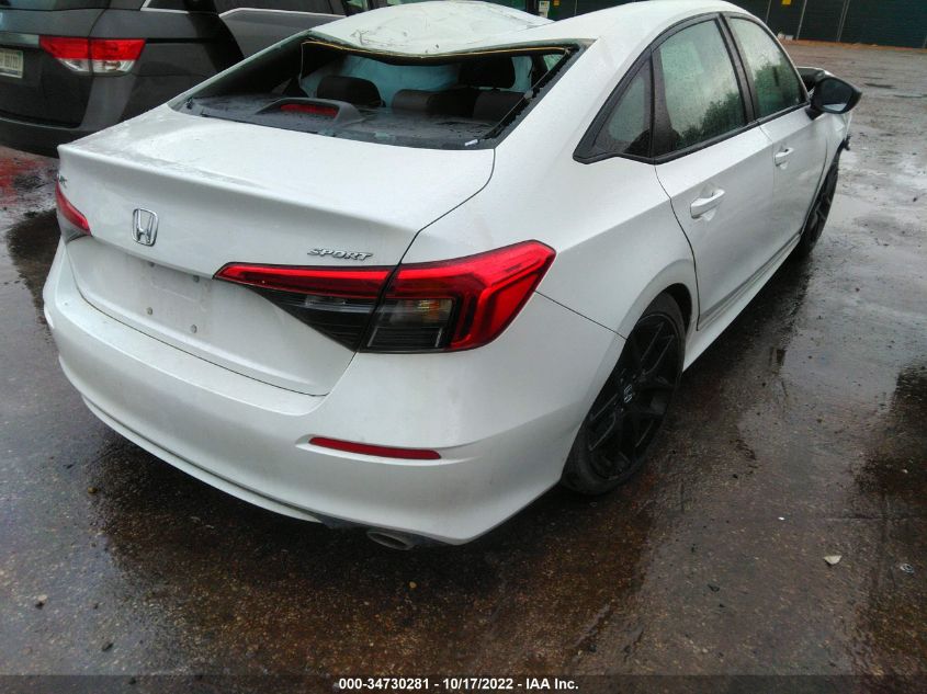 2022 HONDA CIVIC SEDAN SPORT VIN: 2HGFE2F53NH512303