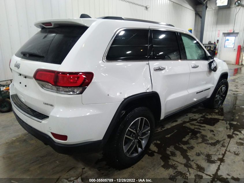 2022 JEEP GRAND CHEROKEE WK LIMITED VIN: 1C4RJFBG1NC167961