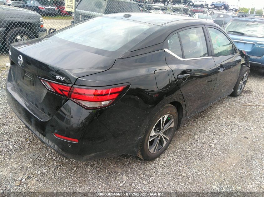 2022 NISSAN SENTRA SV VIN: 3N1AB8CV9NY233590