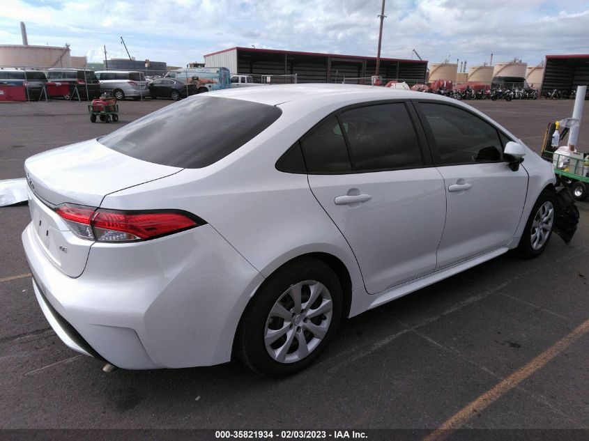 2022 TOYOTA COROLLA LE VIN: JTDEPMAE5N3010452