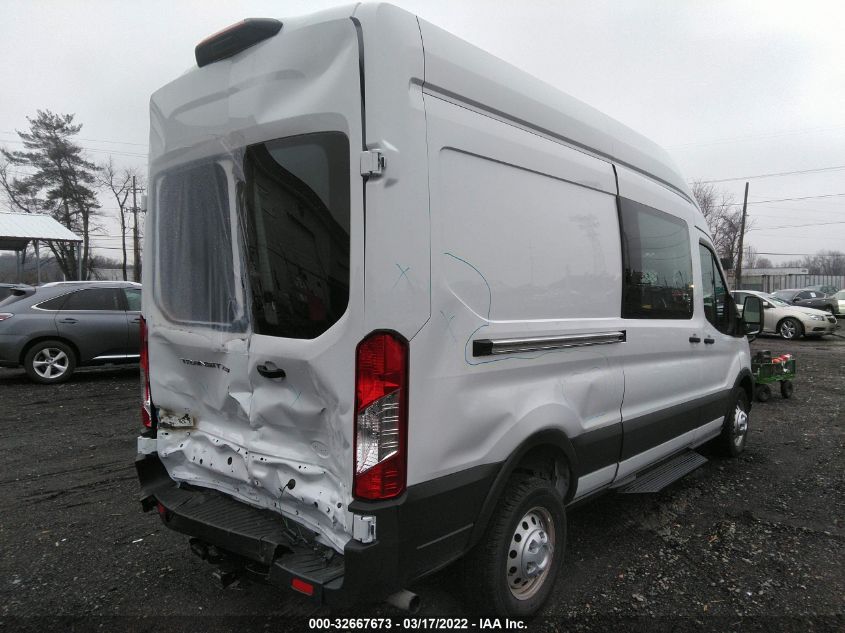 2021 FORD TRANSIT CARGO VAN VIN: 1FTBR1X87MKA13919