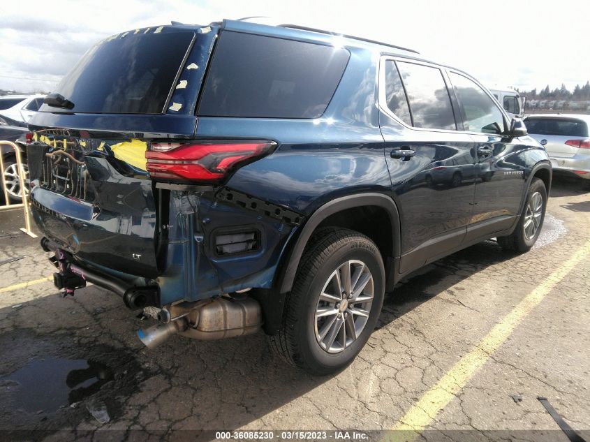 2022 CHEVROLET TRAVERSE LT LEATHER VIN: 1GNEVHKW1NJ172845