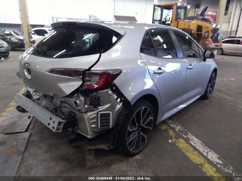 2022 TOYOTA COROLLA HATCHBACK XSE VIN: JTNA4MBE4N3163213