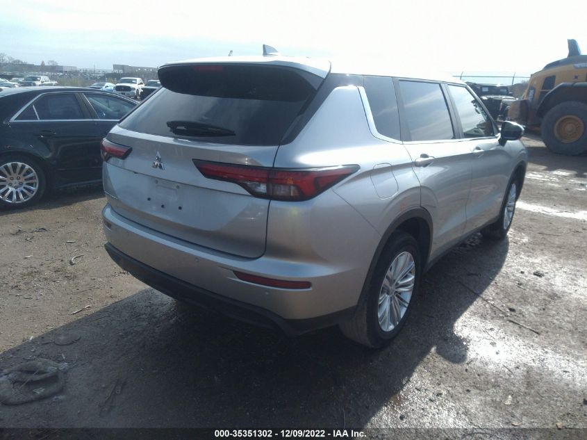 2022 MITSUBISHI OUTLANDER ES VIN: JA4J3TA85NZ014667