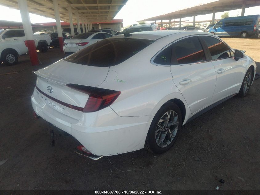 2022 HYUNDAI SONATA SEL VIN: KMHL64JA4NA207546