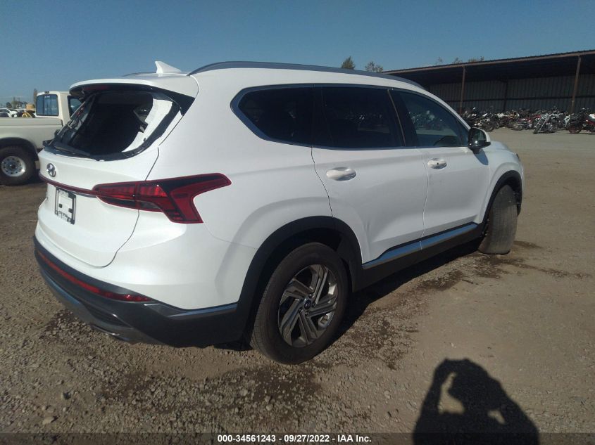 2022 HYUNDAI SANTA FE SEL VIN: 5NMS24AJ5NH417316