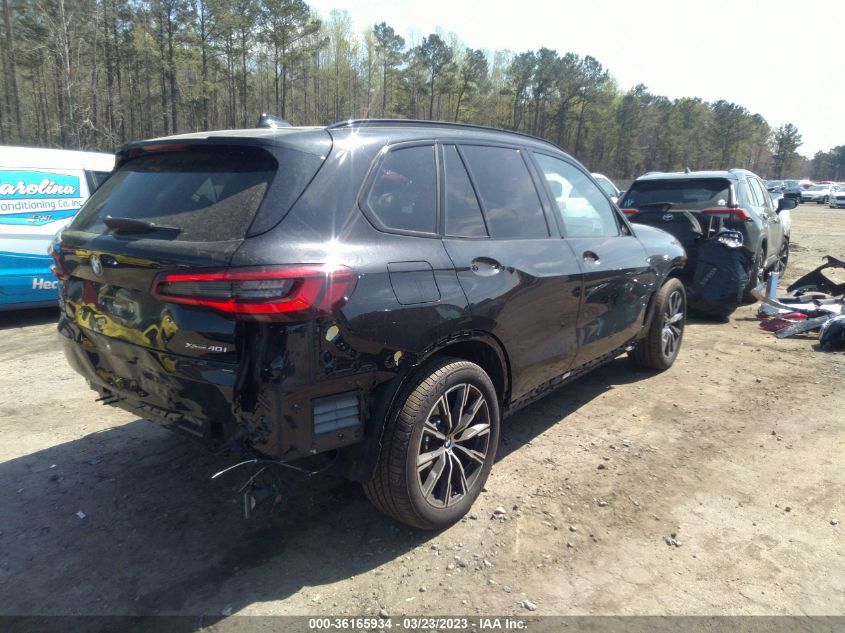2023 BMW X5 XDRIVE40I VIN: 5UXCR6C06P9P36804