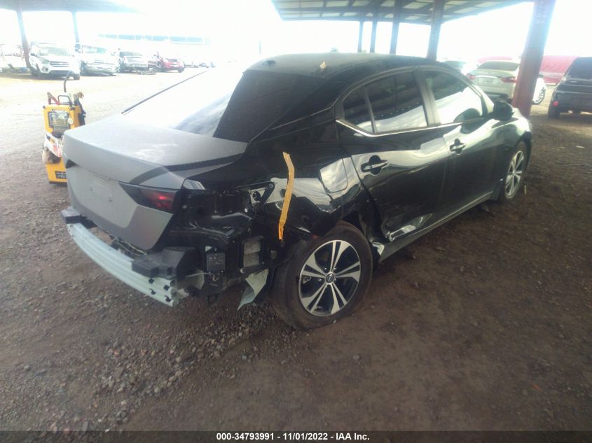 2022 NISSAN SENTRA SV VIN: 3N1AB8CV1NY251467