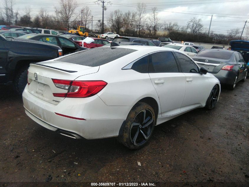 2021 HONDA ACCORD SEDAN SPORT VIN: 1HGCV1F38MA107112