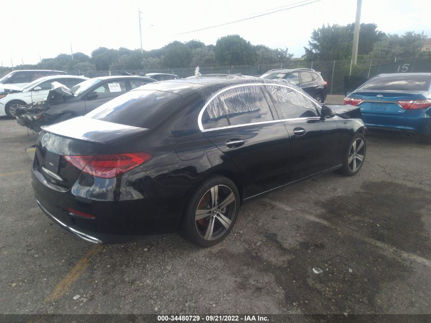 2022 MERCEDES-BENZ C-CLASS C 300 VIN: W1KAF4GB5NR015488