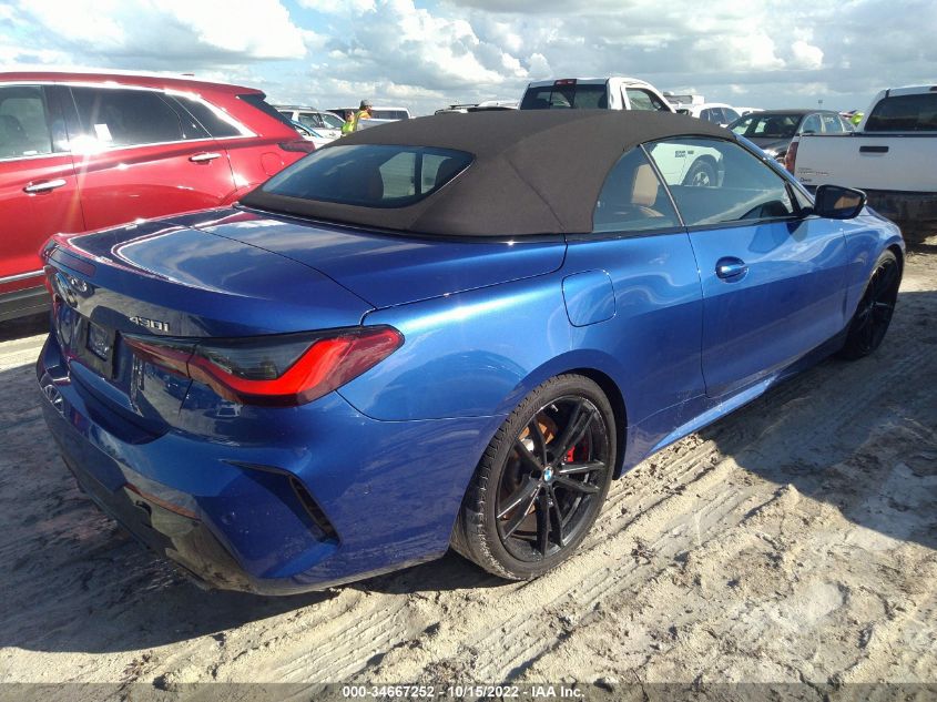 2021 BMW 4 SERIES 430I VIN: WBA23AT03MCG80479