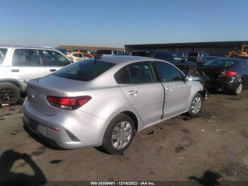 2022 KIA RIO S VIN: 3KPA24AD1NE506457