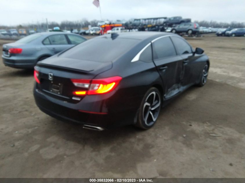 2022 HONDA ACCORD SEDAN SPORT SE VIN: 1HGCV1F46NA034493