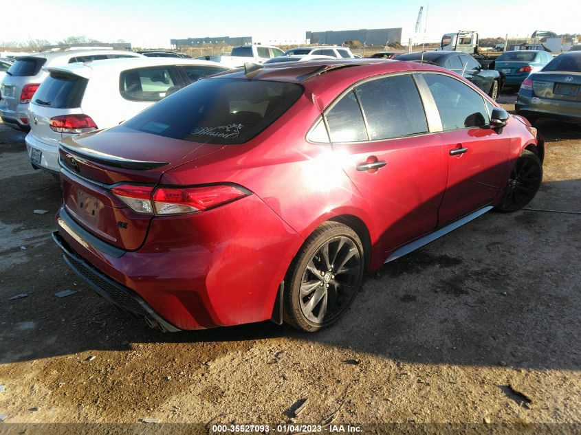 2022 TOYOTA COROLLA SE/SE NIGHTSHADE/APEX SE VIN: 5YFS4MCE9NP104026