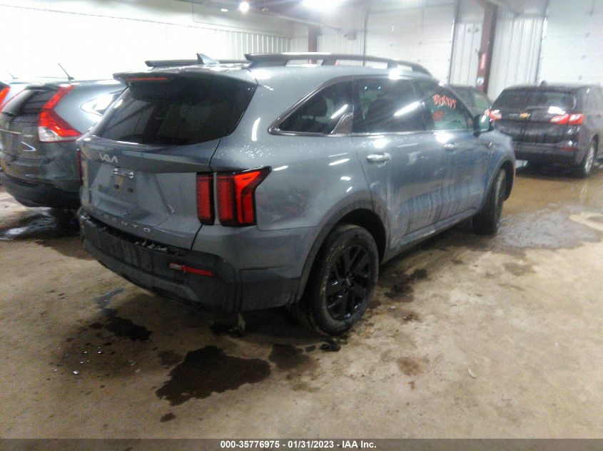 2022 KIA SORENTO X-LINE S VIN: 5XYRLDLC1NG129782