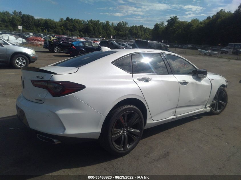 2021 ACURA TLX W/A-SPEC PACKAGE VIN: 19UUB6F56MA008087