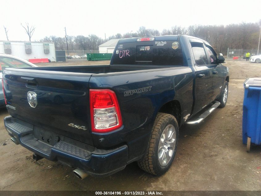 2022 RAM 1500 BIG HORN VIN: 1C6SRFMT4NN266080