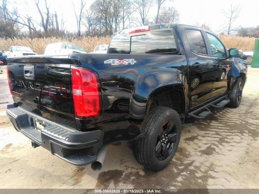 2021 CHEVROLET COLORADO 4WD LT VIN: 1GCPTCE10M1234874