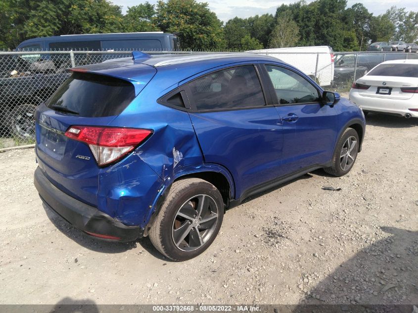 2022 HONDA HR-V EX VIN: 3CZRU6H50NM709217