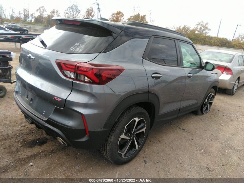 2021 CHEVROLET TRAILBLAZER RS VIN: KL79MTSLXMB148443