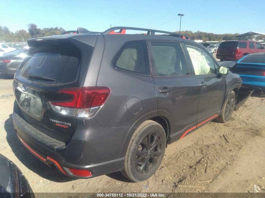 2021 SUBARU FORESTER SPORT VIN: JF2SKARC5MH523223